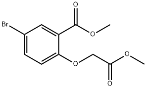 Methyl 5-bromo-2-(2-methoxy-2-oxoethoxy)benzoate 구조식 이미지