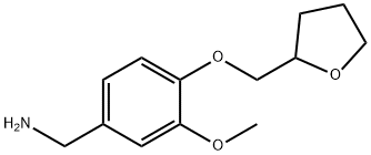 3-Methoxy-4-(tetrahydro-furan-2-ylmethoxy)-benzylamine Structure