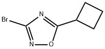 3-Bromo-5-cyclobutyl-1,2,4-oxadiazole Structure