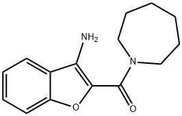 [2-(Azepan-1-ylcarbonyl)-1-benzofuran-3-yl]amine Structure