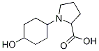 1-(4-Hydroxycyclohexyl)pyrrolidine-2-carboxylic acid 구조식 이미지