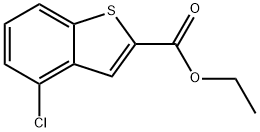 Ethyl 4-chloro-1-benzothiophene-2-carboxylate Structure