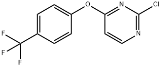 2-Chloro-4-[4-(trifluoromethyl)phenoxy]pyrimidine Structure