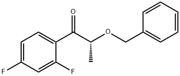 (2R)-2-(Benzyloxy)-1-(2,4-difluorophenyl)-propan-1-one Structure