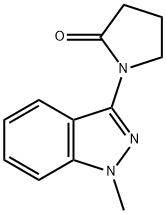 1-(1-Methyl-1H-indazol-3-yl)pyrrolidin-2-one Structure