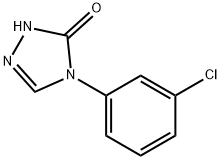 4-(3-Chlorophenyl)-2,4-dihydro-3H-1,2,4-triazol-3-one 구조식 이미지