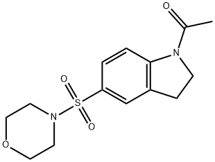 1-Acetyl-5-(morpholin-4-ylsulfonyl)indoline Structure