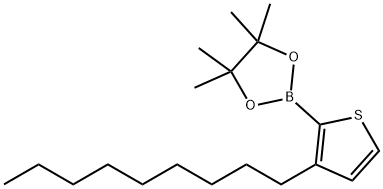 3-Nonyl-2-thiopheneboronic acid pinacol ester Structure