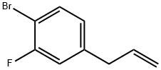 3-(4-Bromo-3-fluorophenyl)prop-1-ene Structure