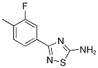 5-Amino-3-(3-fluoro-4-methylphenyl)-1,2,4-thiadiazole 구조식 이미지
