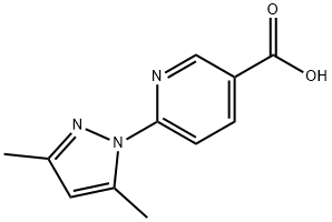 6-(3,	5-Dimethyl-pyrazol-1-yl)-nicotinic	acid 구조식 이미지