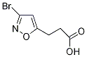 3-(3-BROMOISOXAZOL-5-YL)PROPANOIC ACID 구조식 이미지