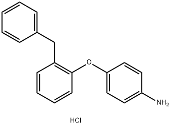 4-(2-BENZYLPHENOXY)ANILINE HYDROCHLORIDE 구조식 이미지