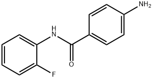 4-AMINO-N-(2-FLUOROPHENYL)BENZAMIDE Structure