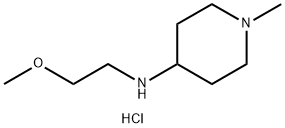 (2-METHOXY-ETHYL)-(1-METHYL-PIPERIDIN-4-YL)-AMINEDIHYDROCHLORIDE 구조식 이미지