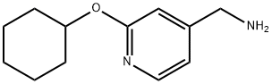 [2-(cyclohexyloxy)pyridin-4-yl]methylamine 구조식 이미지