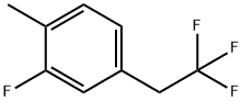 2-FLUORO-1-METHYL-4-(2,2,2-TRIFLUOROETHYL)BENZENE Structure