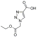 1-(2-ethoxy-2-oxoethyl)-1H-1,2,3-triazole-4-carboxylic acid 구조식 이미지