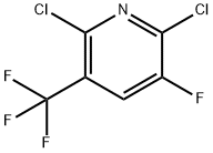 2,6-디클로로-3-플루오로-5-(트리플루오로메틸)피리딘 구조식 이미지