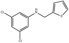 3,5-Dichloro-N-(2-thienylmethyl)aniline Structure