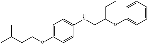 4-(Isopentyloxy)-N-(2-phenoxybutyl)aniline Structure