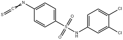 N-(3,4-Dichlorophenyl)-4-isothiocyanatobenzenesulfonamide 구조식 이미지