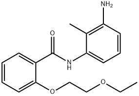 N-(3-Amino-2-methylphenyl)-2-(2-ethoxyethoxy)-benzamide Structure