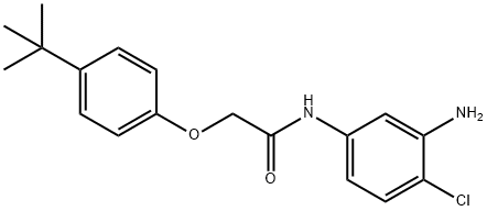 N-(3-Amino-4-chlorophenyl)-2-[4-(tert-butyl)-phenoxy]acetamide Structure