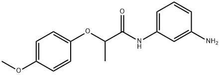N-(3-Aminophenyl)-2-(4-methoxyphenoxy)propanamide Structure