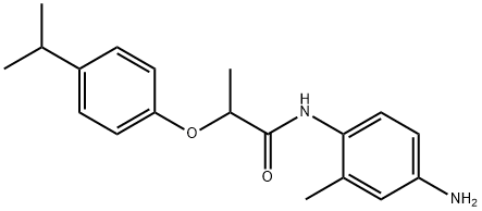 N-(4-Amino-2-methylphenyl)-2-(4-isopropylphenoxy)-propanamide Structure