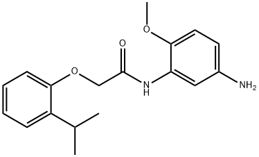 N-(5-Amino-2-methoxyphenyl)-2-(2-isopropylphenoxy)acetamide Structure