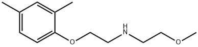 N-[2-(2,4-Dimethylphenoxy)ethyl]-N-(2-methoxyethyl)amine 구조식 이미지
