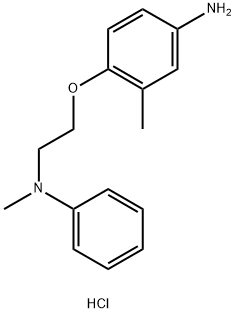 N-[2-(4-Amino-2-methylphenoxy)ethyl]-N-methyl-N-phenylamine dihydrochlhoride Structure