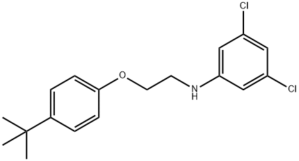 N-{2-[4-(tert-Butyl)phenoxy]ethyl}-3,5-dichloroaniline Structure