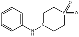 N-Phenylthiomorpholin-4-amine 1,1-dioxide 구조식 이미지