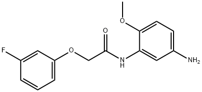 N-(5-amino-2-methoxyphenyl)-2-(3-fluorophenoxy)acetamide Structure
