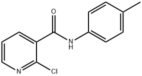 2-chloro-N-(4-methylphenyl)nicotinamide 구조식 이미지