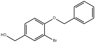 [4-(benzyloxy)-3-bromophenyl]methanol Structure