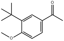 1-(3-tert-butyl-4-methoxyphenyl)ethanone 구조식 이미지