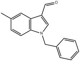 1-benzyl-5-methyl-1H-indole-3-carbaldehyde Structure