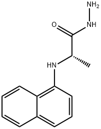 2-(1-naphthylamino)propanohydrazide Structure