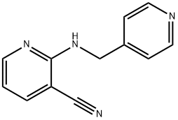 2-[(pyridin-4-ylmethyl)amino]nicotinonitrile Structure