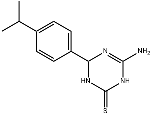 4-amino-6-(4-isopropylphenyl)-1,6-dihydro-1,3,5-triazine-2-thiol 구조식 이미지