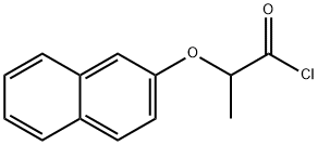 2-(2-naphthyloxy)propanoyl chloride 구조식 이미지