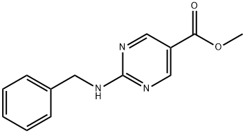 Methyl 2-(benzylamino)-5-pyrimidinecarboxylate Structure