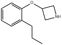 3-(2-Propylphenoxy)azetidine Structure