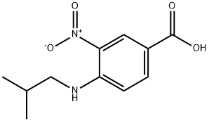 4-(Isobutylamino)-3-nitrobenzoic acid Structure