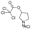 3-Pyrrolidinyl 2,2,2-trichloroacetatehydrochloride 구조식 이미지