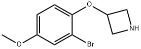 3-(2-Bromo-4-methoxyphenoxy)azetidine 구조식 이미지