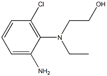 2-(2-Amino-6-chloroethylanilino)-1-ethanol Structure